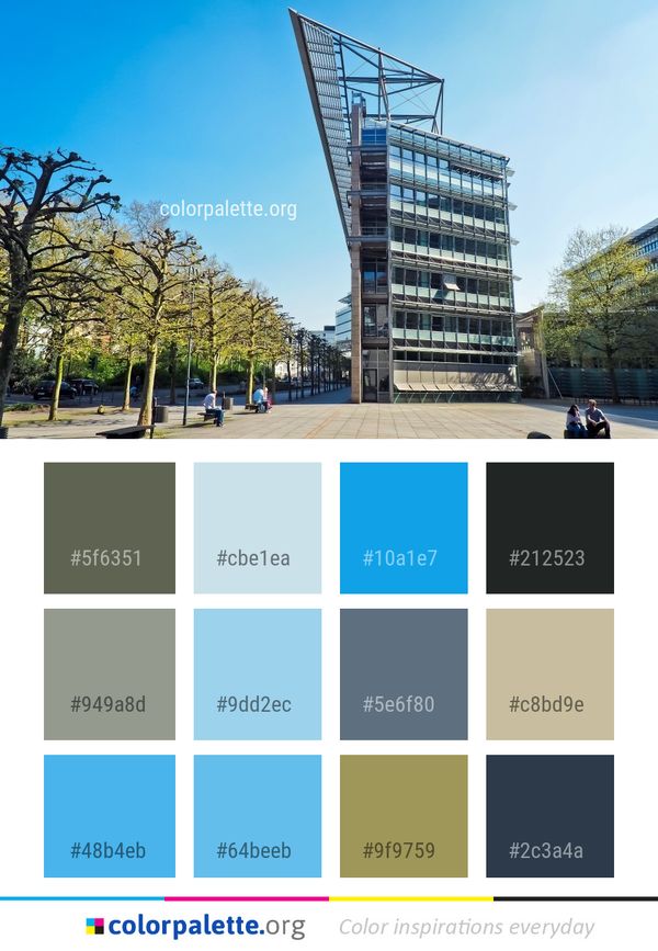 Building Mixed Use Corporate Headquarters Color Palette