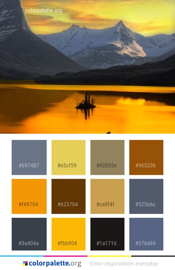 Nature Reflection Sky Color Palette