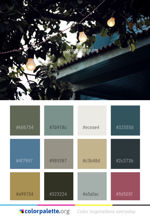 Nature Tree Leaf Color Palette