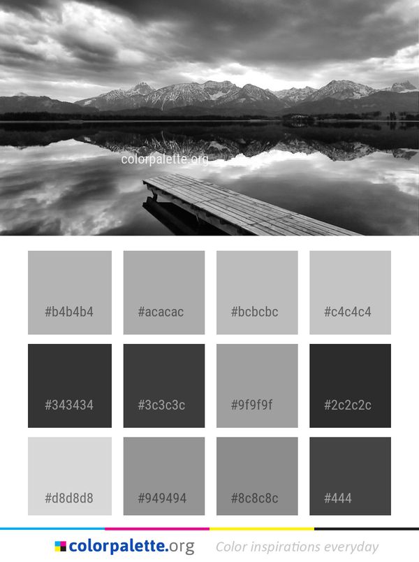 Reflection Sky Nature Color Palette