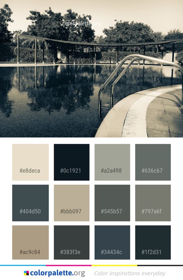 Reflection Water Waterway Color Palette