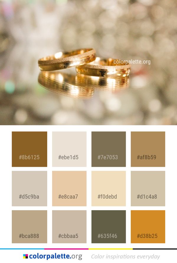 Ring Jewellery Wedding Color Palette