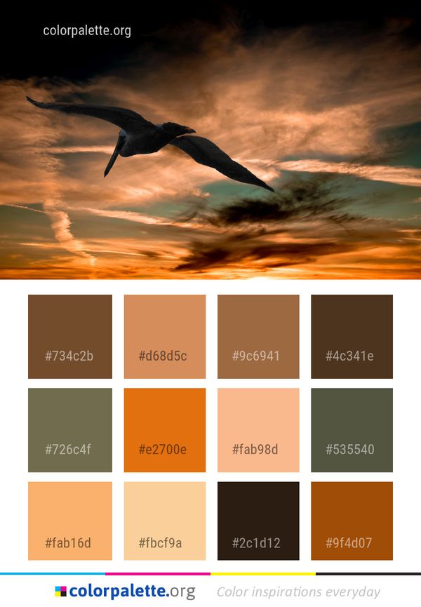 Sky Atmosphere Cloud Color Palette