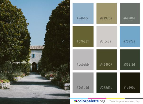 Sky Nature Tree Color Palette