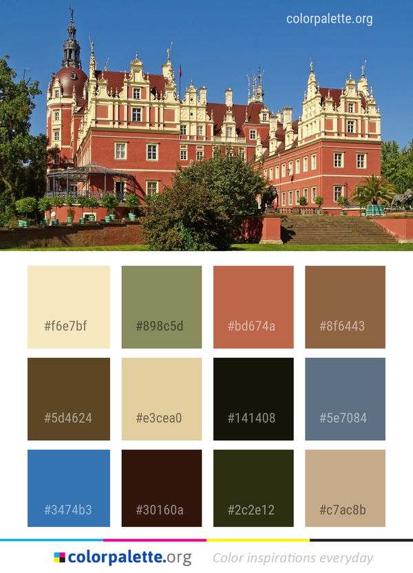 Ch??teau Landmark Stately Home Color Palette