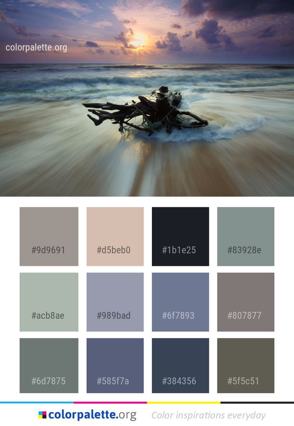 Sea Body Of Water Sky Color Palette