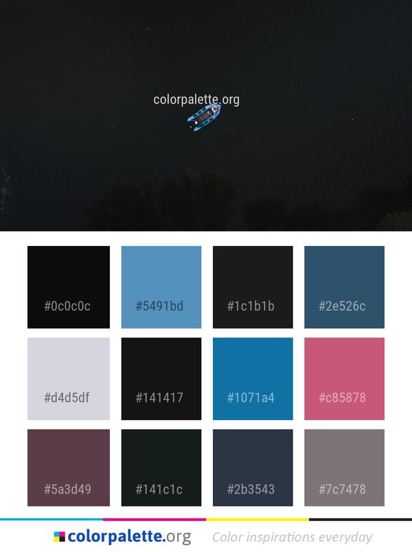 Sky Atmosphere Night Color Palette