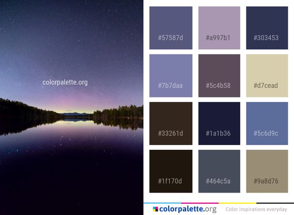 Sky Nature Reflection Color Palette