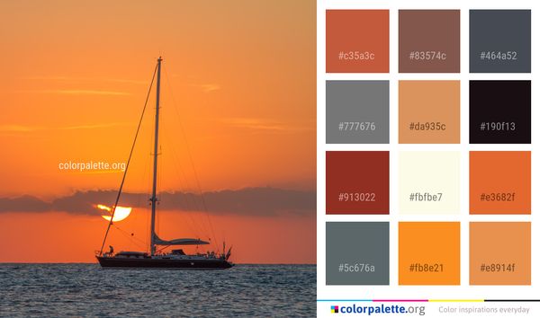 Calm Sky Sea Color Palette