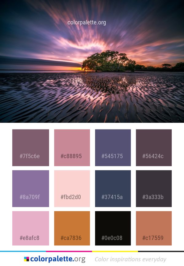 Reflection Water Nature Color Palette