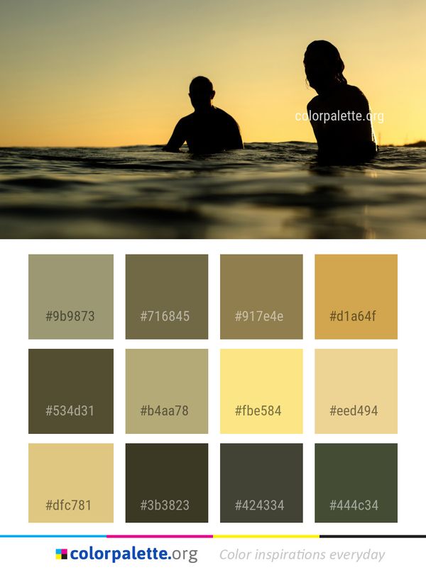 Sea Body Of Water Color Palette