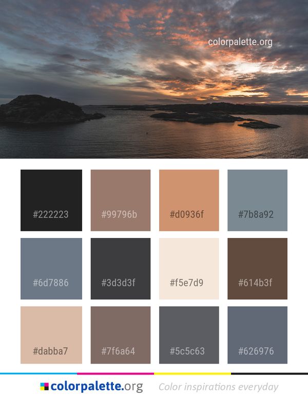 Sky Sea Horizon Color Palette