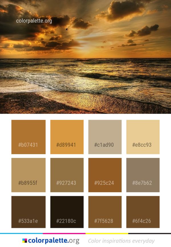 Sky Sea Horizon Color Palette