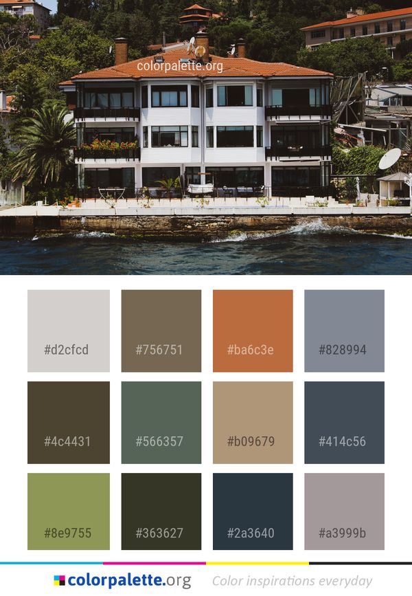 Waterway Water Property Color Palette