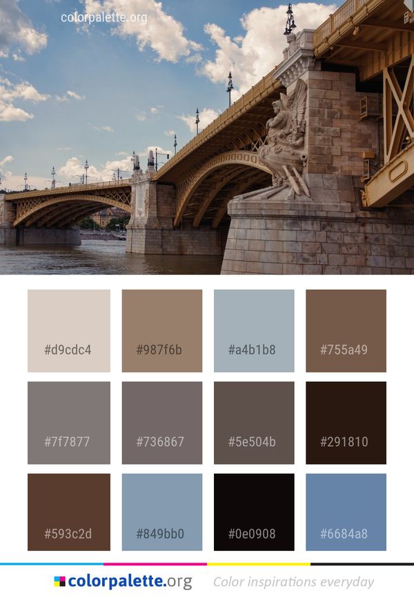 Bridge Sky Landmark Color Palette