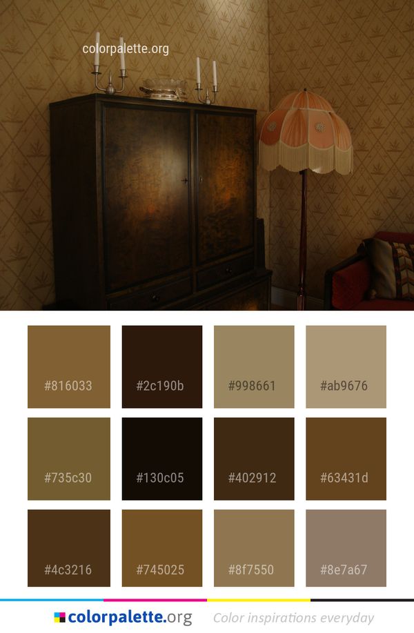 Room Wall Furniture Color Palette