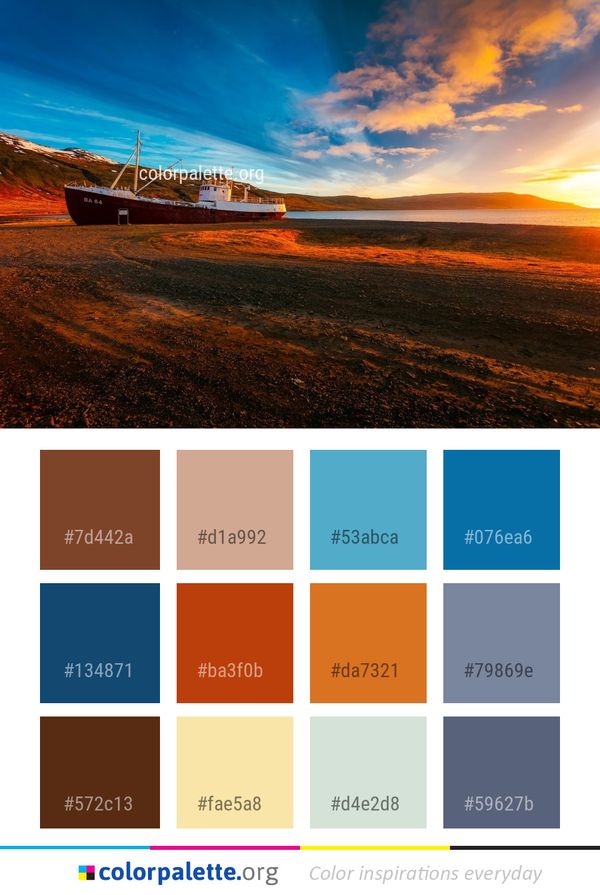 Sky Nature Horizon Color Palette