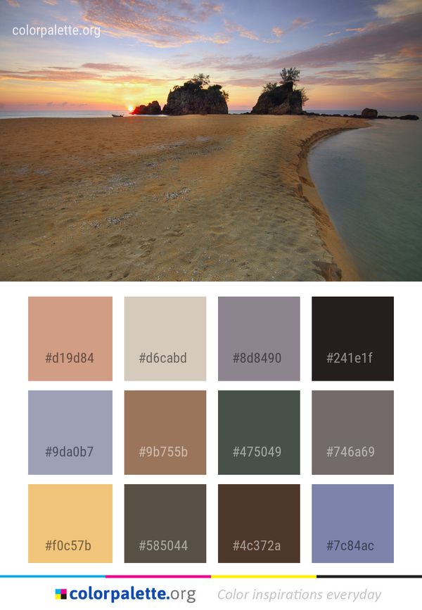 Sky Sea Horizon Color Palette