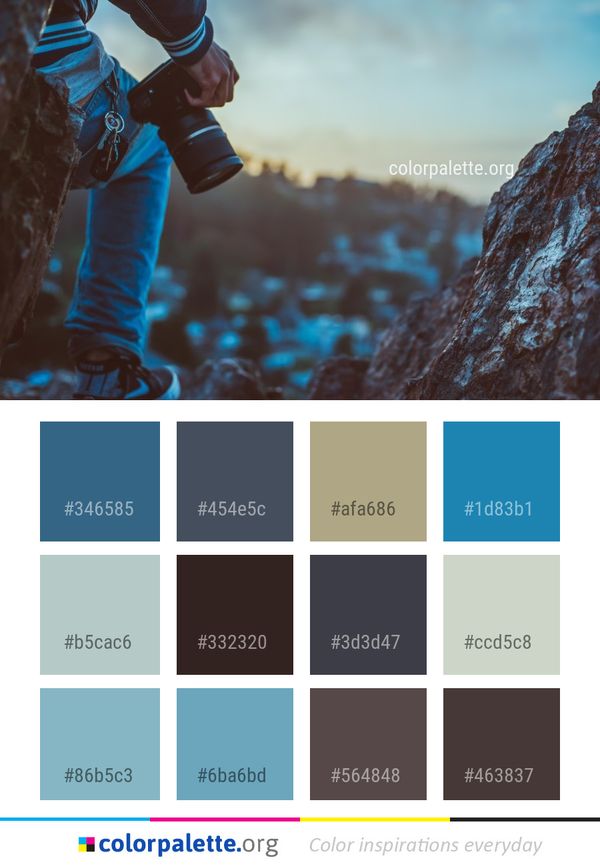 Blue Water Sky Color Palette