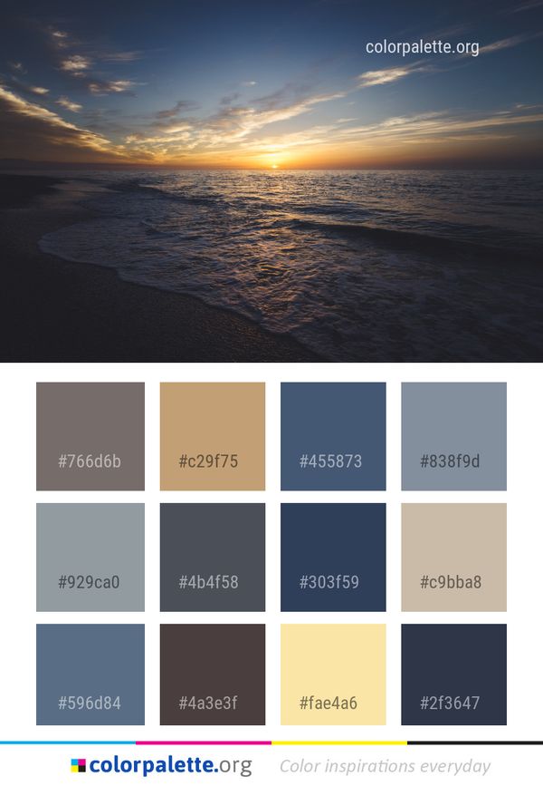 Horizon Sea Sky Color Palette