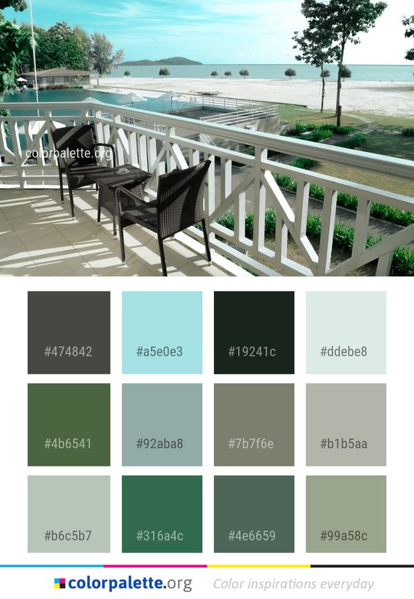 Property Resort Real Estate Color Palette