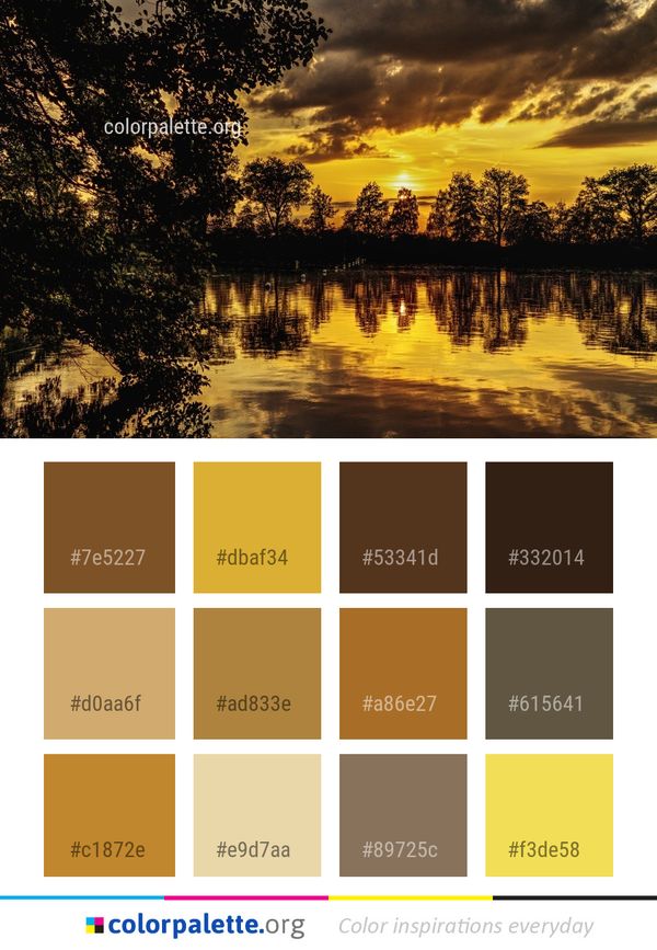 Reflection Sky Nature Color Palette
