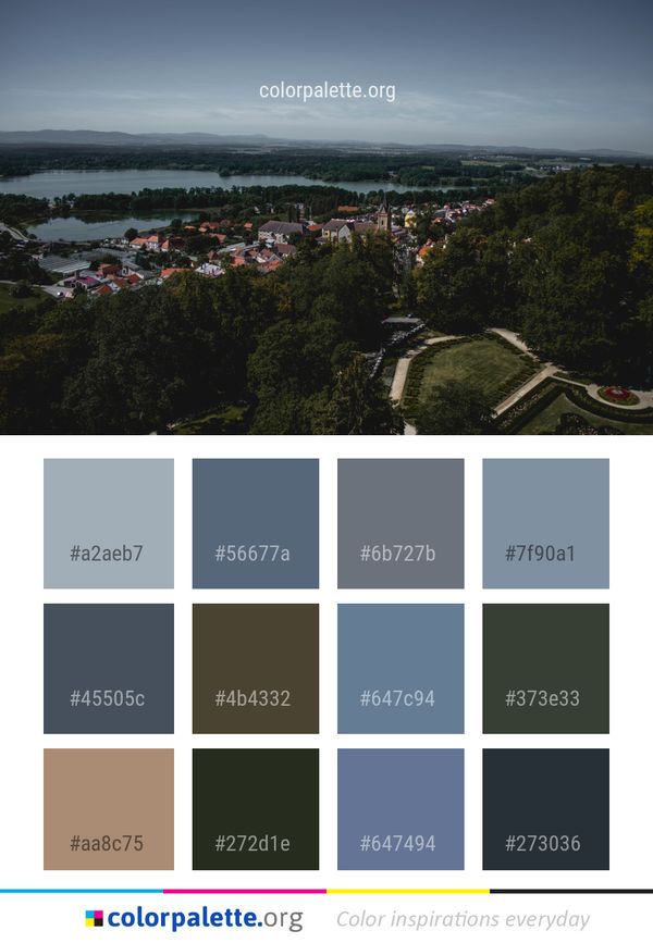 Sky City Tree Color Palette