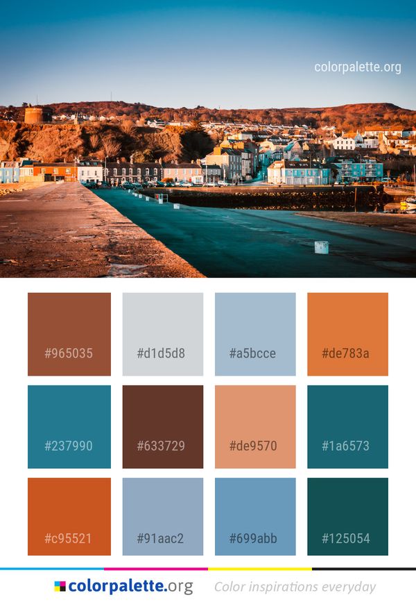 Sky Sea City Color Palette