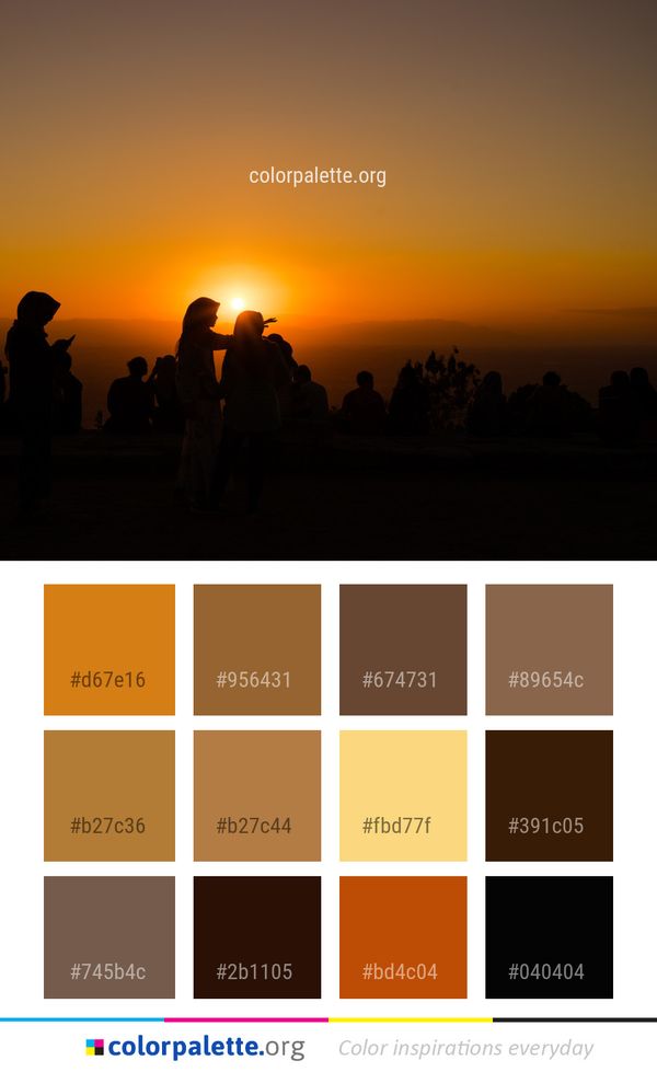 Sky Sunset Sun Color Palette