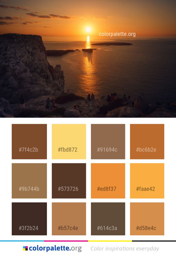 Sea Sunset Sky Color Palette