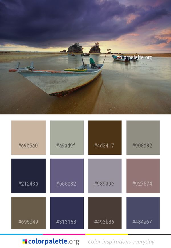 Sky Sea Body Of Water Color Palette