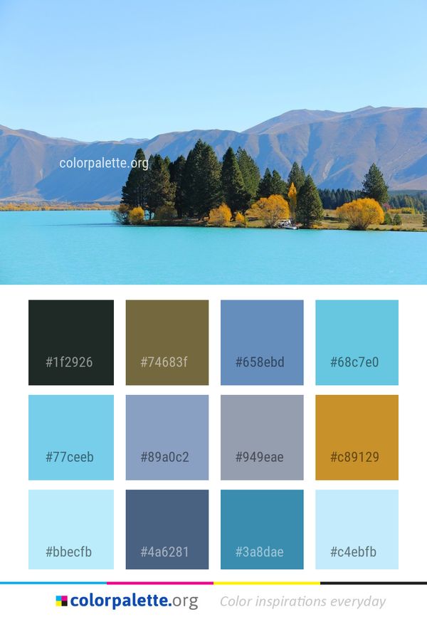 Nature Water Lake Color Palette