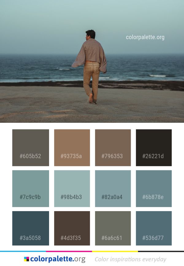 Sea Sky Body Of Water Color Palette