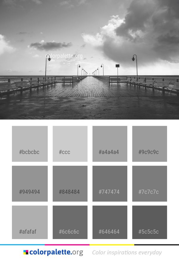 Sky Cloud Horizon Color Palette