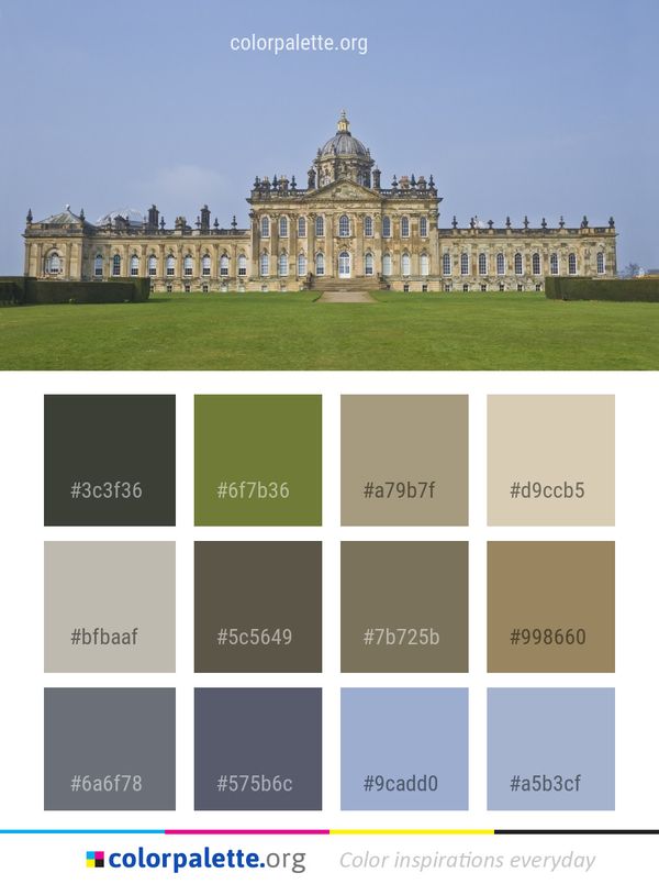 Stately Home Landmark Ch??teau Color Palette