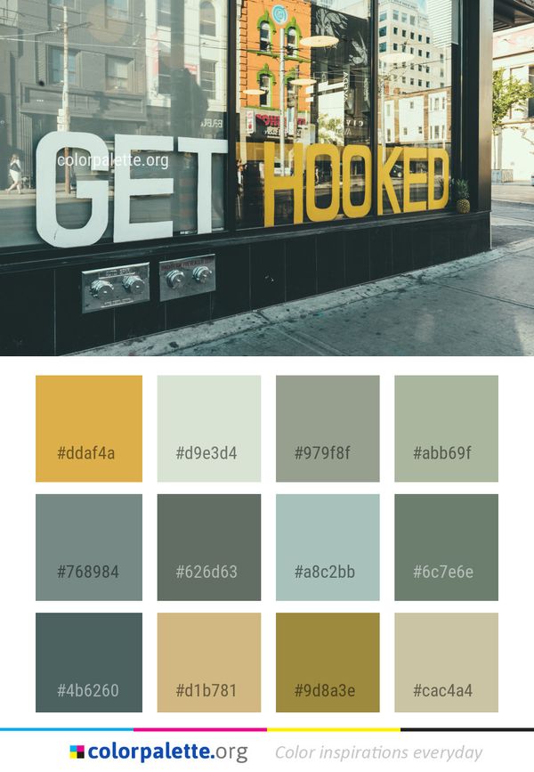Urban Area Window Advertising Color Palette