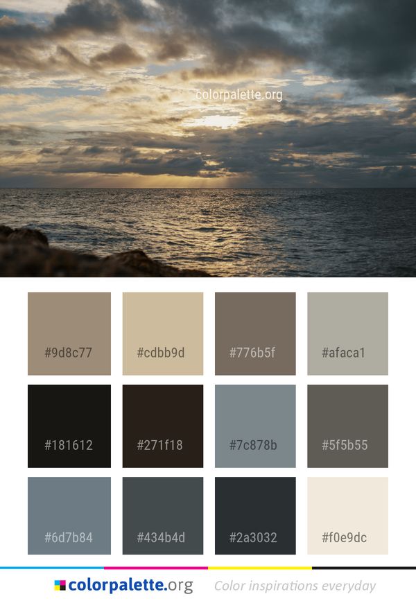 Sea Sky Horizon Color Palette