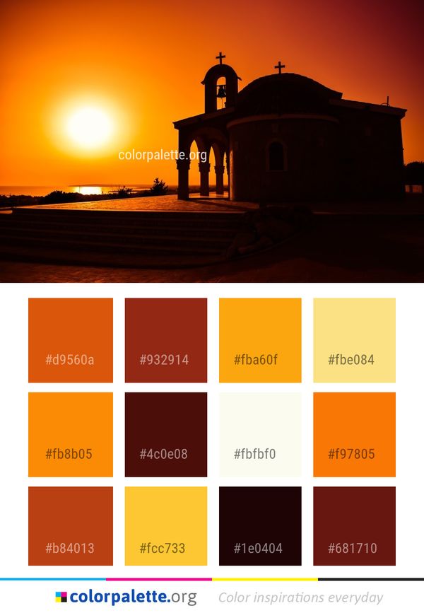 Sky Sunset Sunrise Color Palette