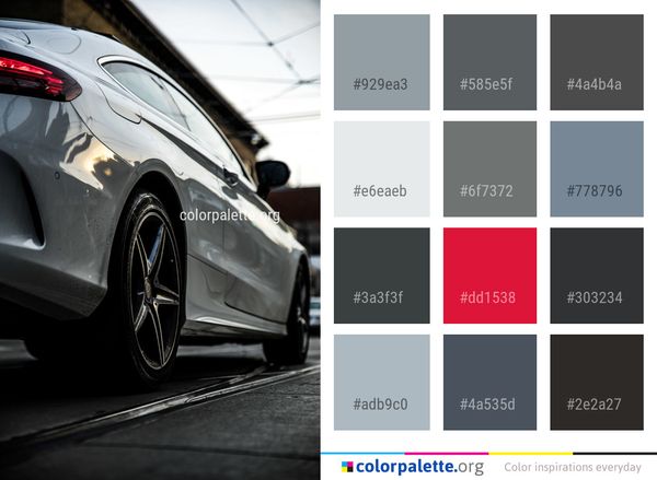 Car Motor Vehicle Luxury Color Palette