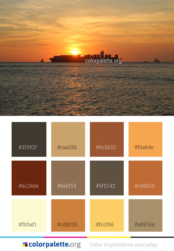 Horizon Sea Sky Color Palette