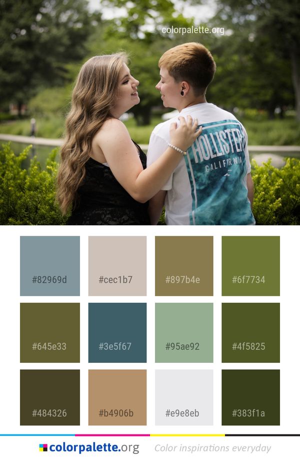 People Photograph Girl Color Palette