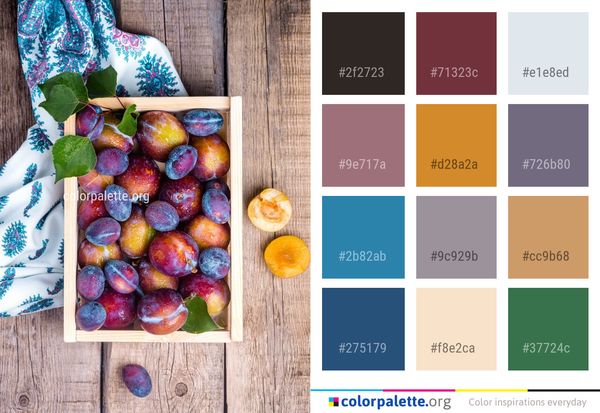 Fruit Local Food Color Palette