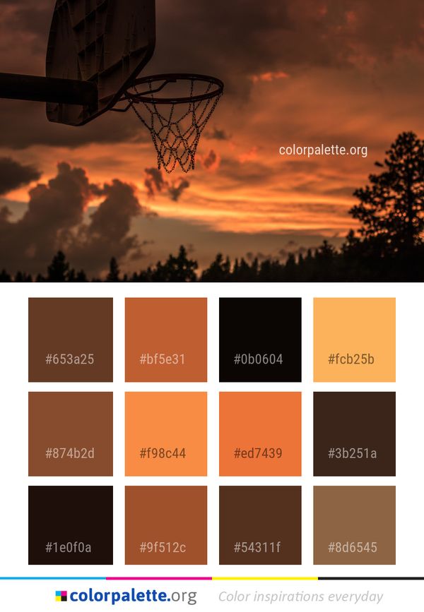 Sky Cloud Sunrise Color Palette