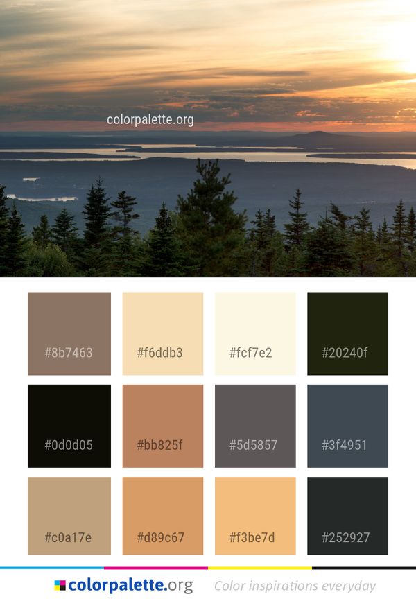Sky Horizon Cloud Color Palette