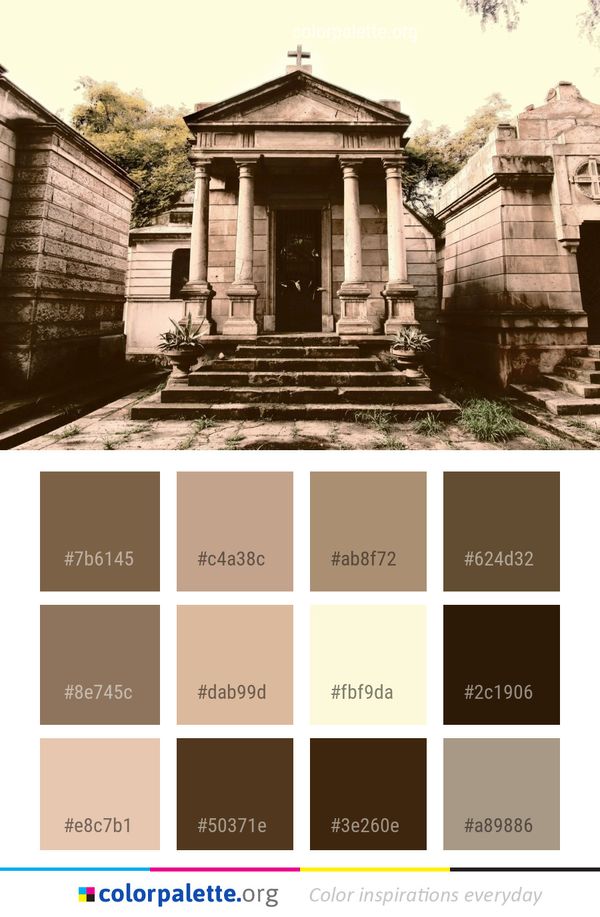 Historic Site Classical Architecture Temple Color Palette