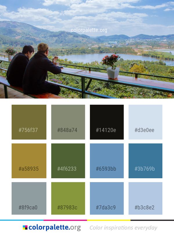 Nature Mountainous Landforms Sky Color Palette