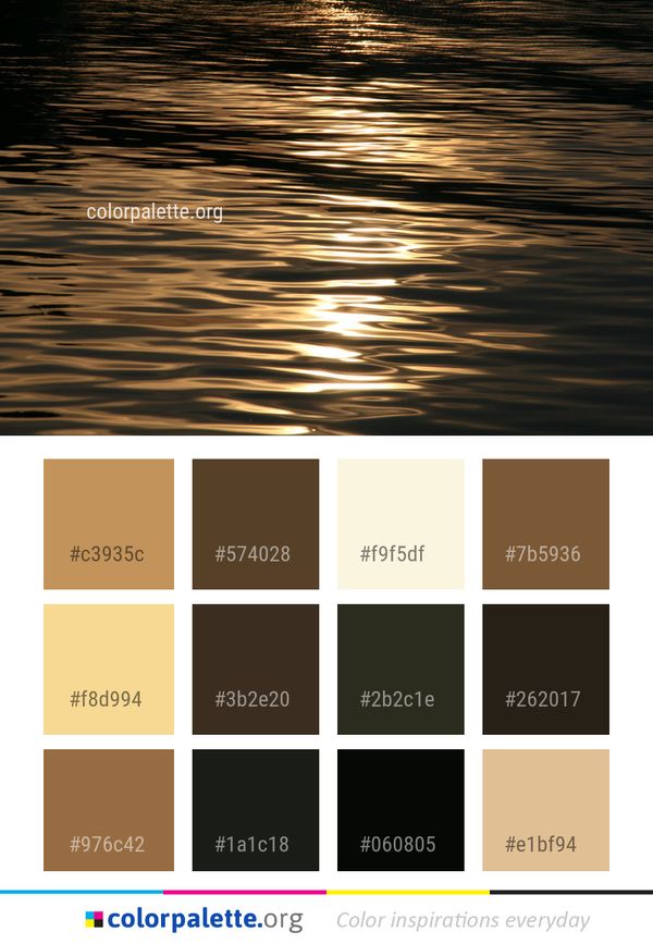 Reflection Water Sky Color Palette