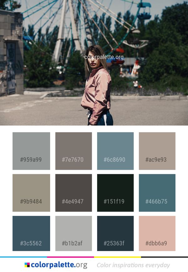 Road Infrastructure Street Color Palette