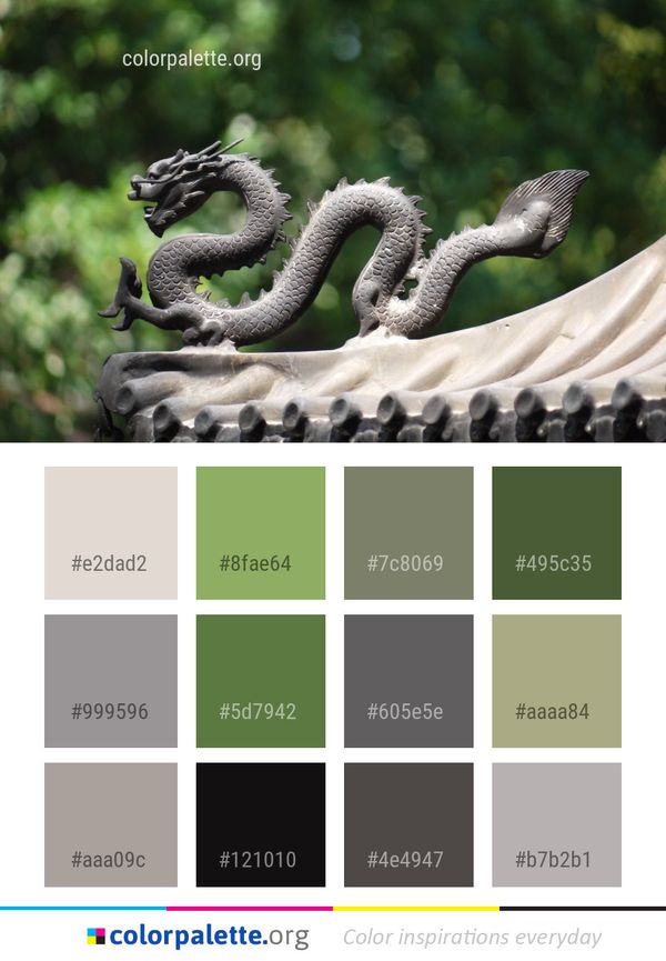 Sculpture Grass Statue Color Palette