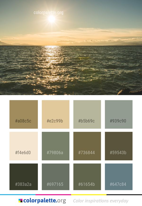 Sea Horizon Sky Color Palette